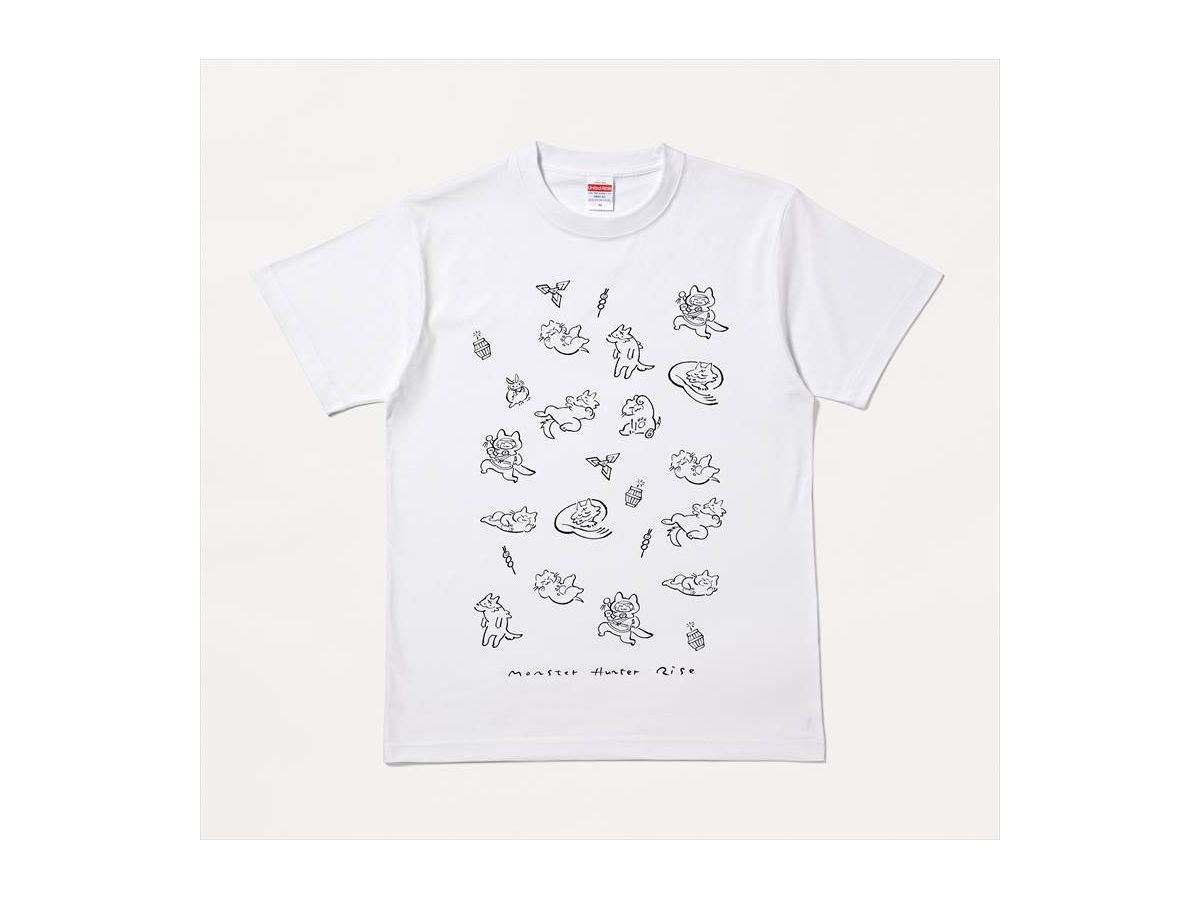 Monster Hunter Rise: Line Art T-Shirt Gorogorootomo M