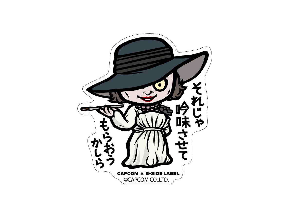 CAPCOM x B-SIDE LABEL Sticker Biohazard Dimitrescu