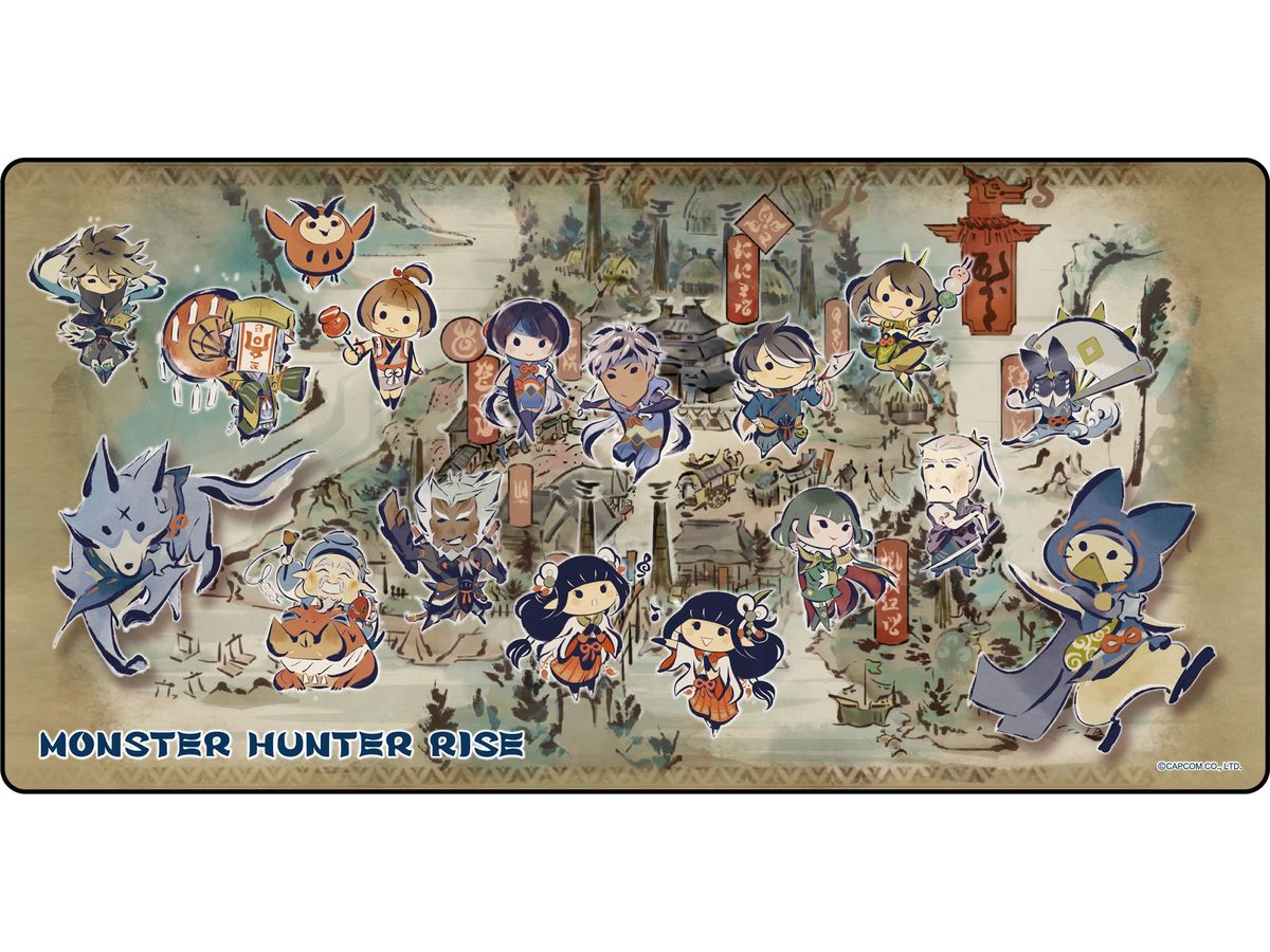 Monster Hunter Rise: Gaming Mouse Pad Kamura Village (Reissue)