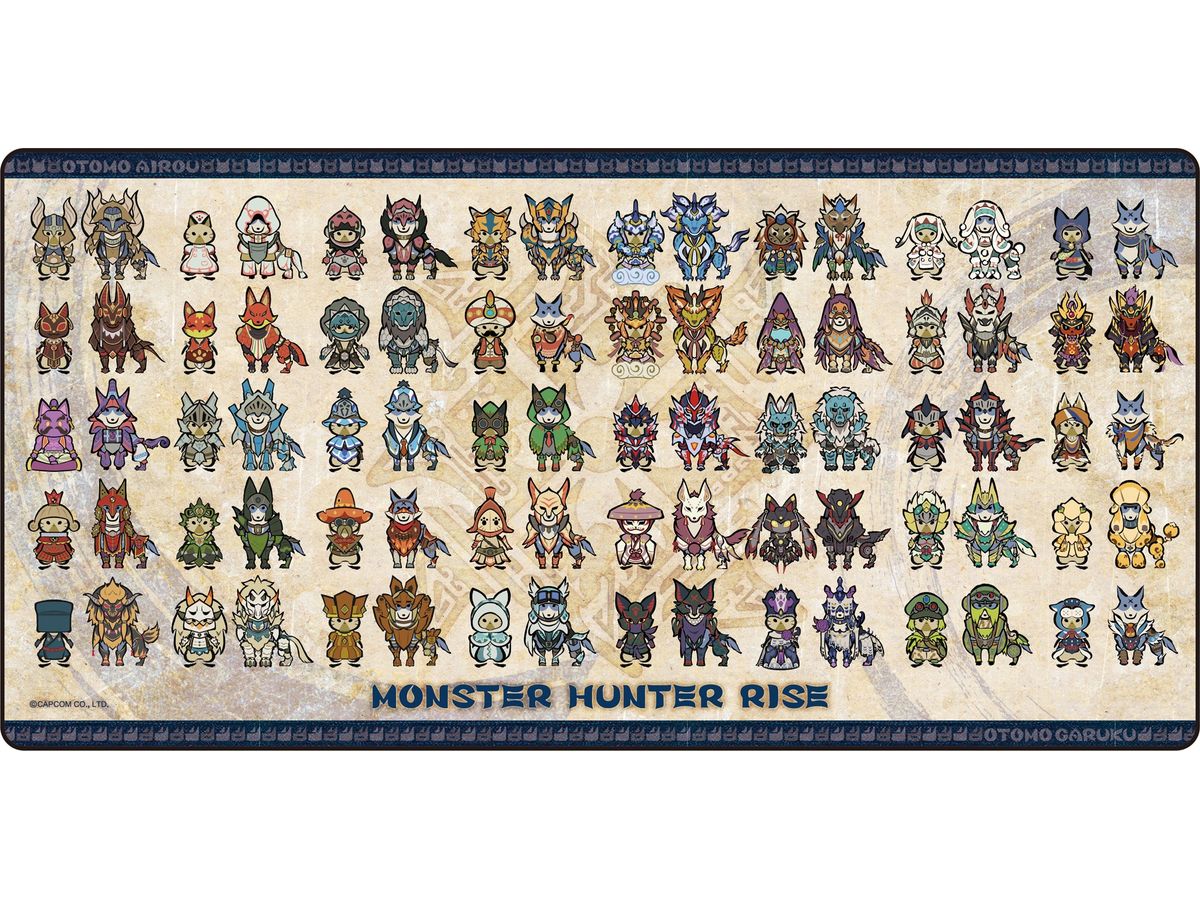 Monster Hunter Rise: Gaming Mouse Pad Otomo Garku & Otomo Airou Palico (Reissue)