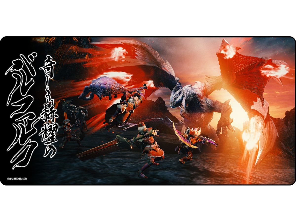 Monster Hunter Rise: Gaming Mouse Pad Crimson Glow Valstrax (Reissue)
