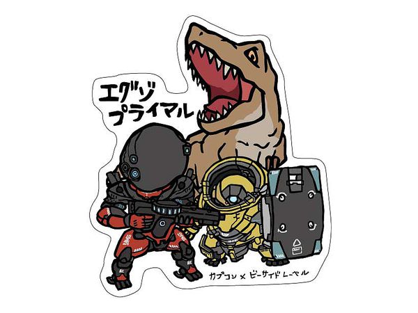 CAPCOM x B-SIDE LABEL Sticker Exoprimal Combat