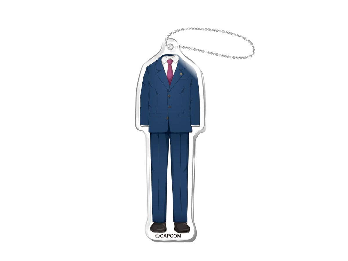 Gyakuten Saiban / Ace Attorney Series : Costume Acrylic Keychain  Ryuichi Naruhodo