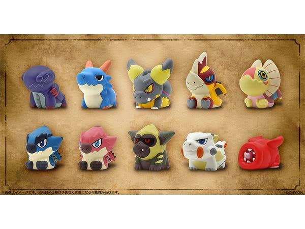 Capcom Figure Builder Finger Puppets Monster Hunter Vol.2 1 Box 10Pcs