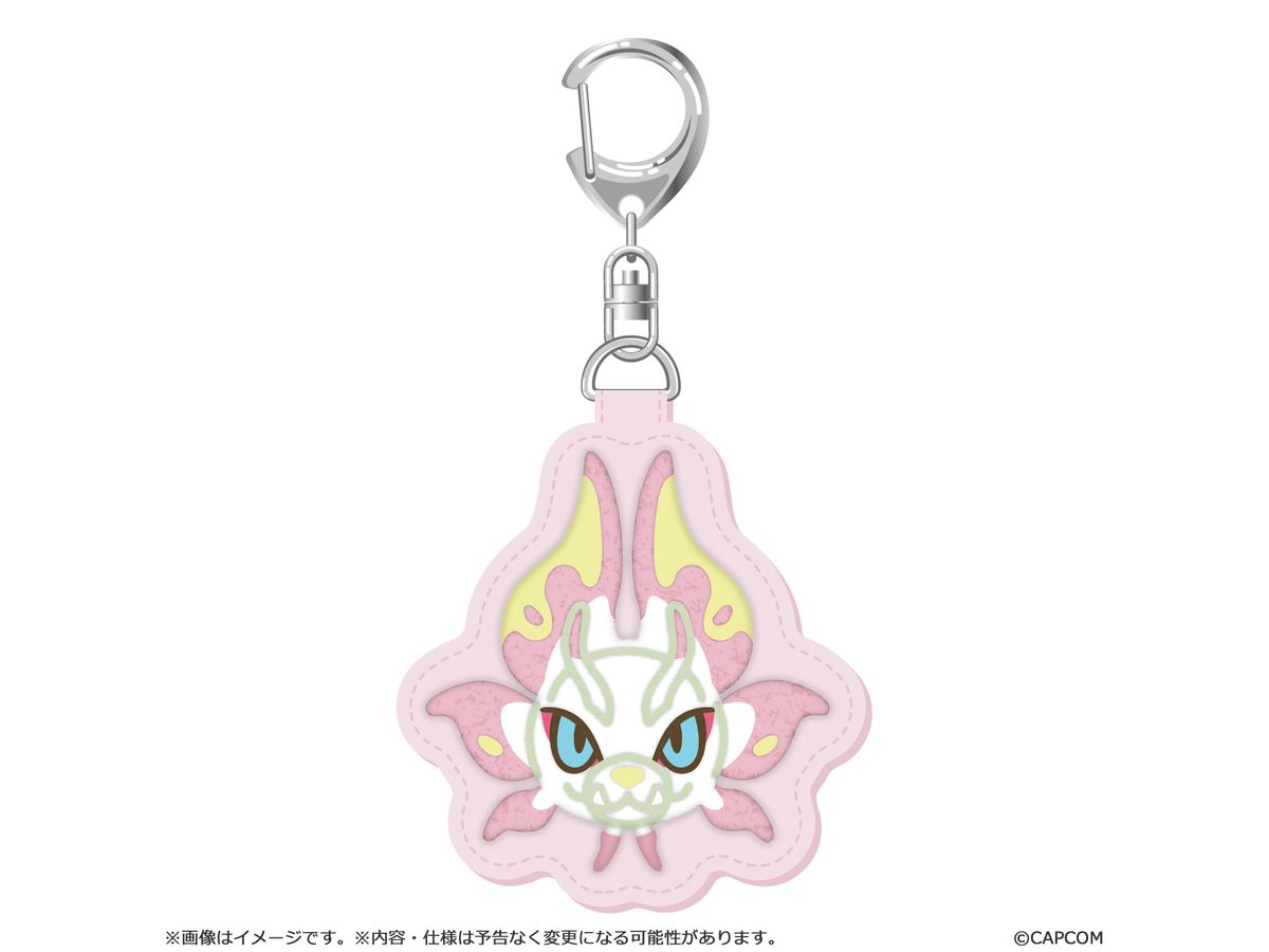 Monster Hunter Mondefo Sagara Embroidery Keychain Tamamitsune