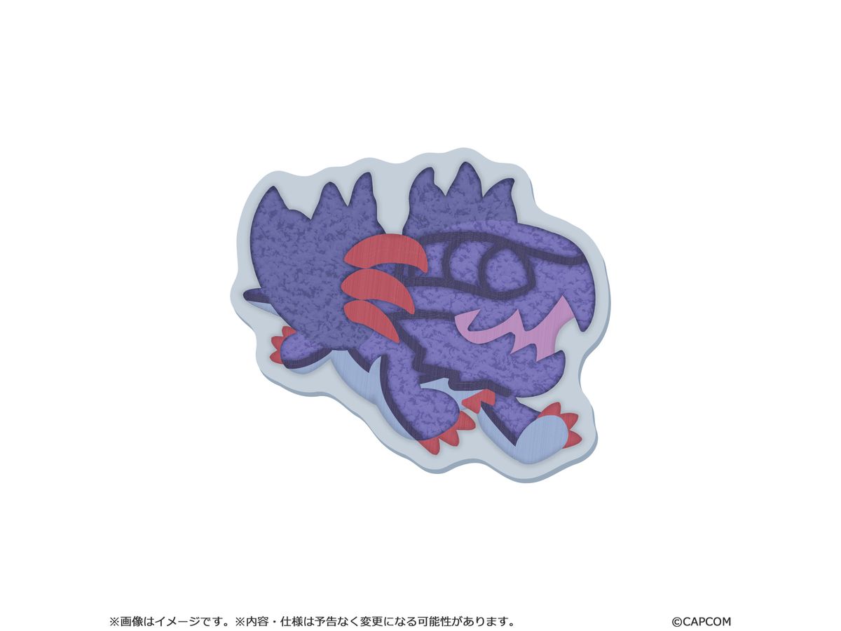 Monster Hunter Mondefo Sagara Embroidery Sticker Goa Magara