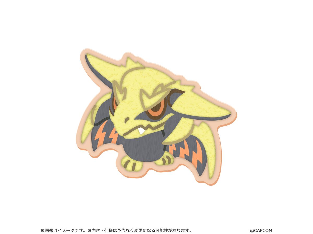 Monster Hunter Mondefo Sagara Embroidery Sticker Rey Dau