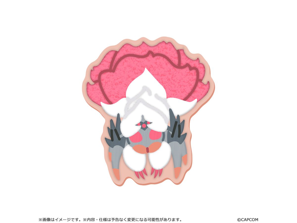 Monster Hunter Mondefo Sagara Embroidery Sticker Lala Barina