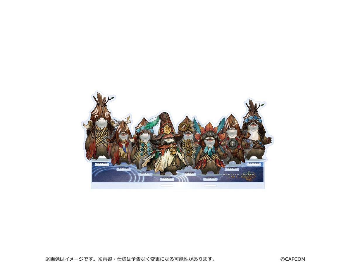 Monster Hunter Wilds Acrylic Stand Lurou (Rove) Set