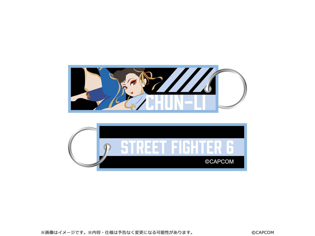 Street Fighter 6 Flight Tag Keychain Chun-Li