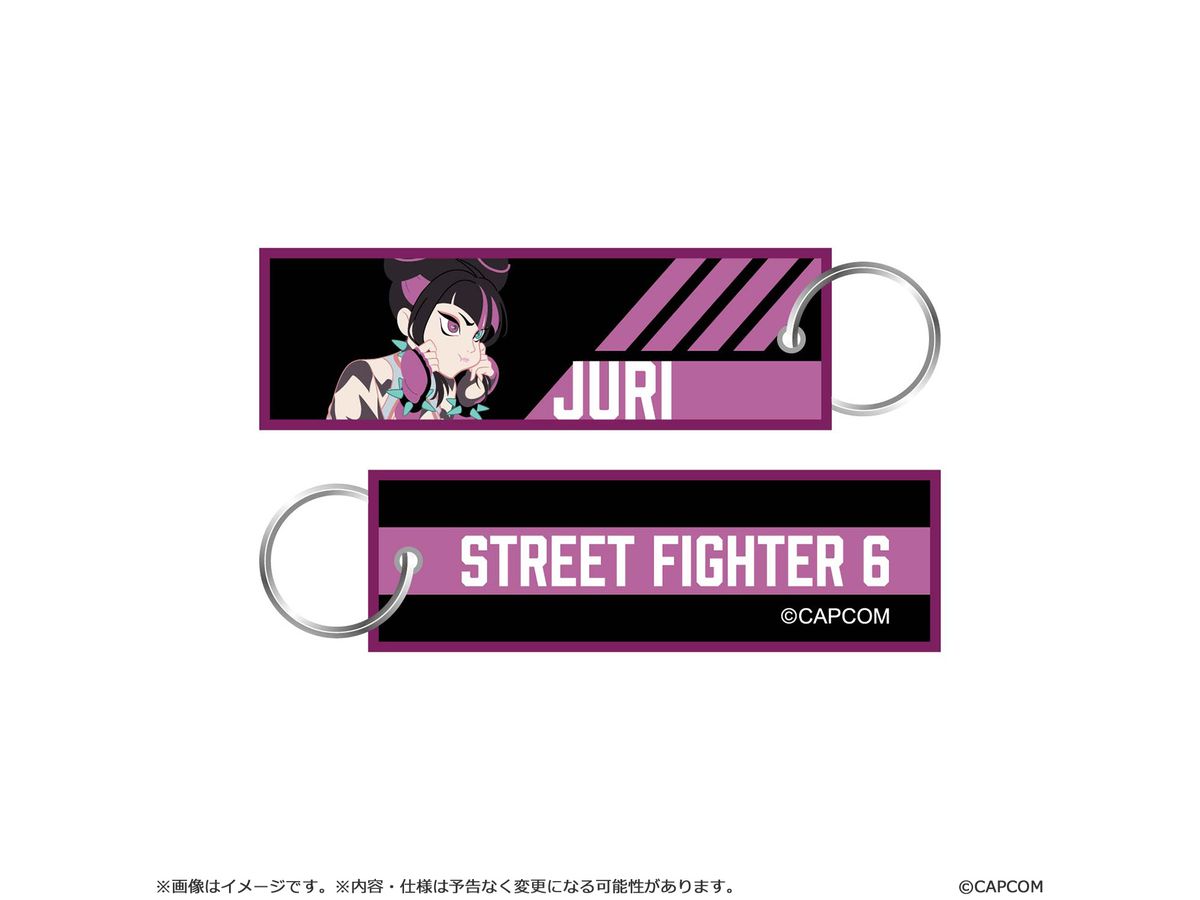 Street Fighter 6 Flight Tag Keychain Juri