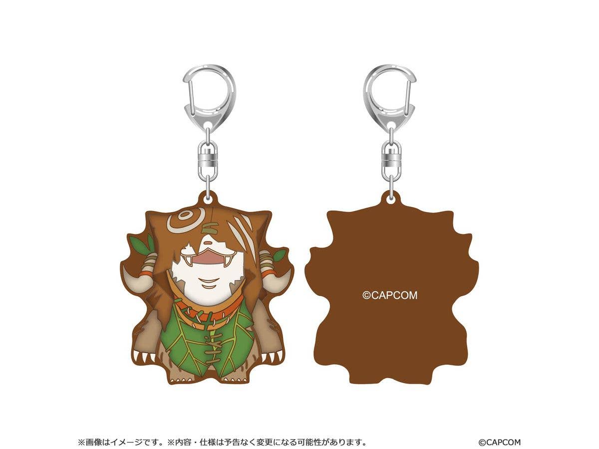 Rubber Keychain Monster Hunter Wilds Moribar