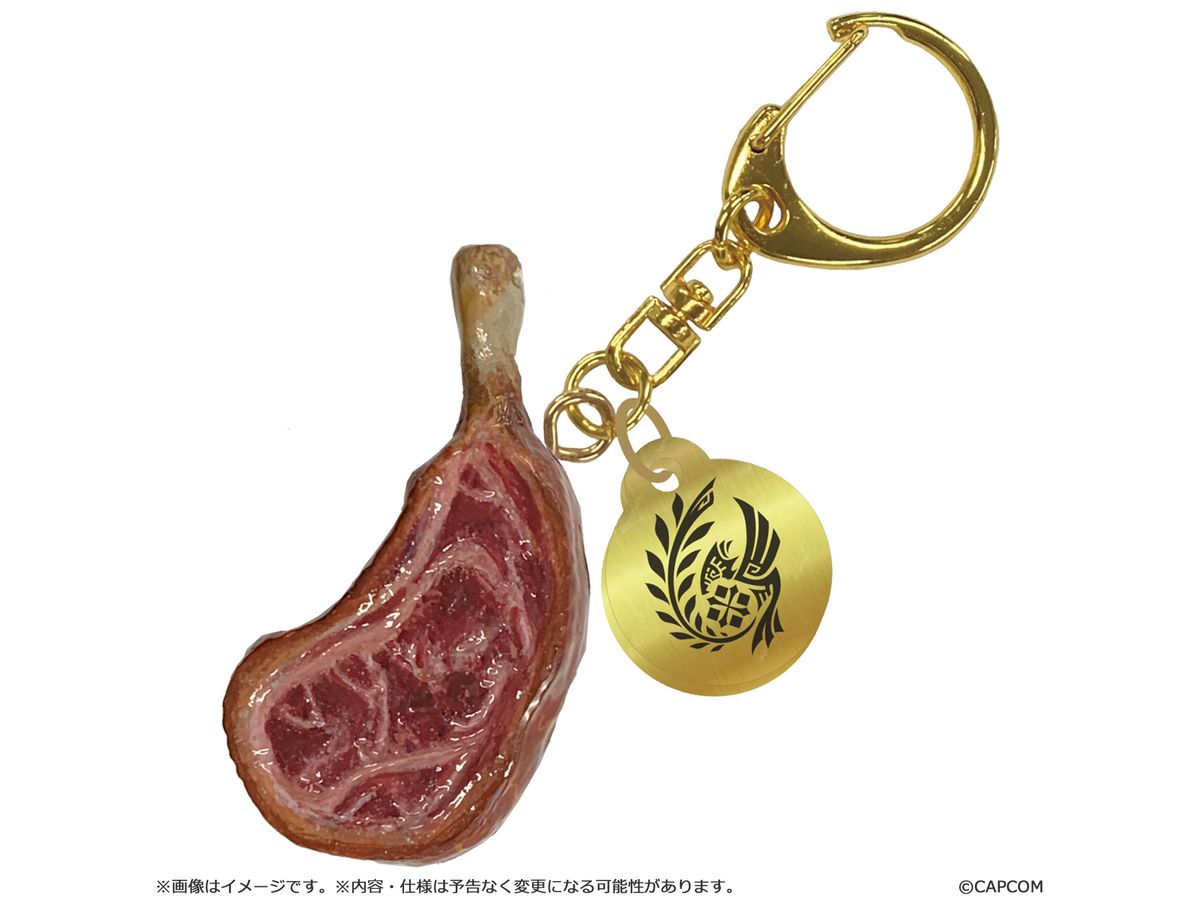 Monster Hunter Wilds Grilled Meat Keychain