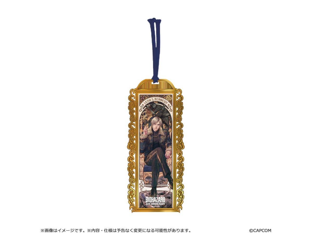 Resident Evil 30Th Anniversary Main Art Metal Bookmark Leon
