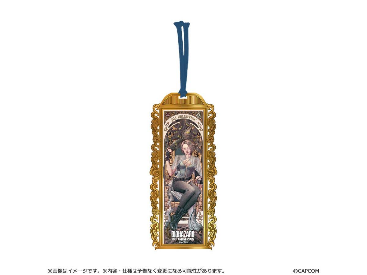 Resident Evil 30Th Anniversary Main Art Metal Bookmark Jill