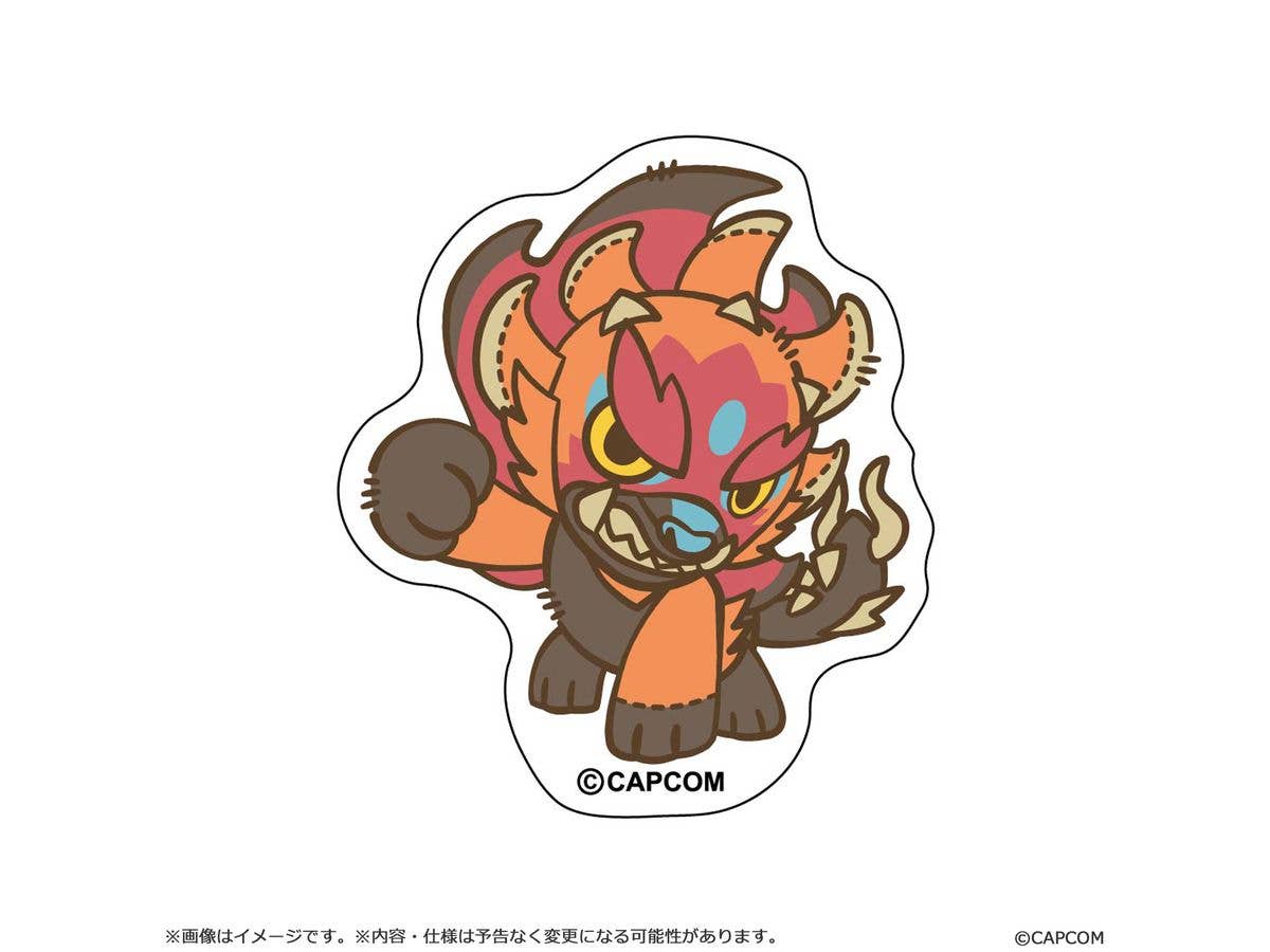 Monster Hunter Mondefo Die-Cut Sticker Ajarakan
