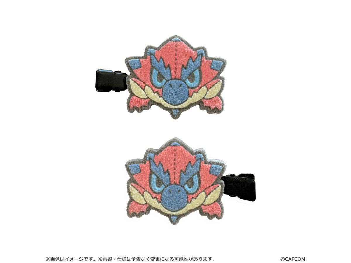 Monster Hunter Mondefo Flocky Hair Clip Rathalos