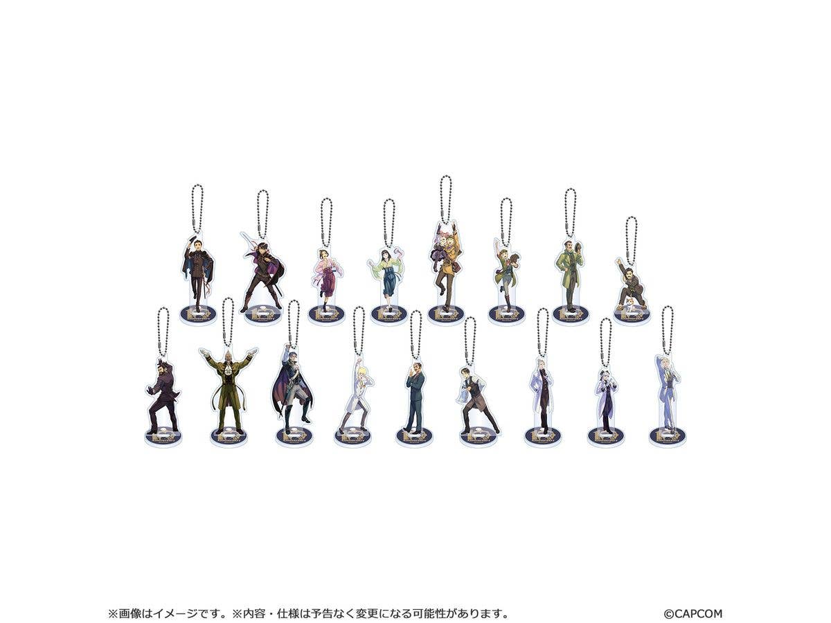Great Ace Attorney - 10Th Anniversary Banquet - Acrylic Stand Keychain Collection 1Box 17Pcs