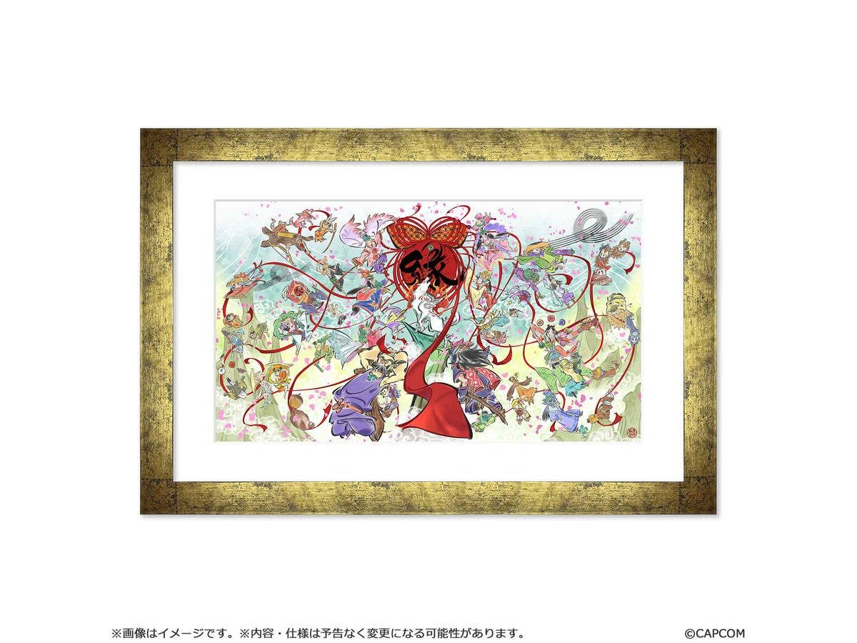 Okami: Okami 20th Anniversary Art - Framed Character Fine Graph