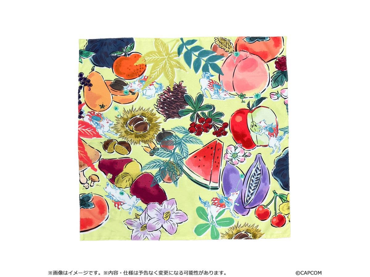 Okami: Okami 20th Anniversary Reprint Art Project Furoshiki (wrapping cloth) by Mari Shimazaki, from Okami's 11th Anniversary