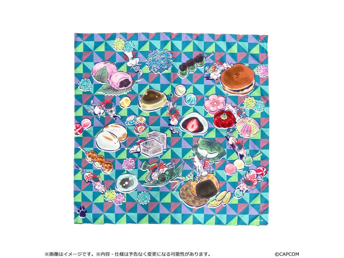 Okami: Okami 20th Anniversary Reprint Art Project Furoshiki (wrapping cloth) by Mari Shimazaki, from Okami's 12th Anniversary