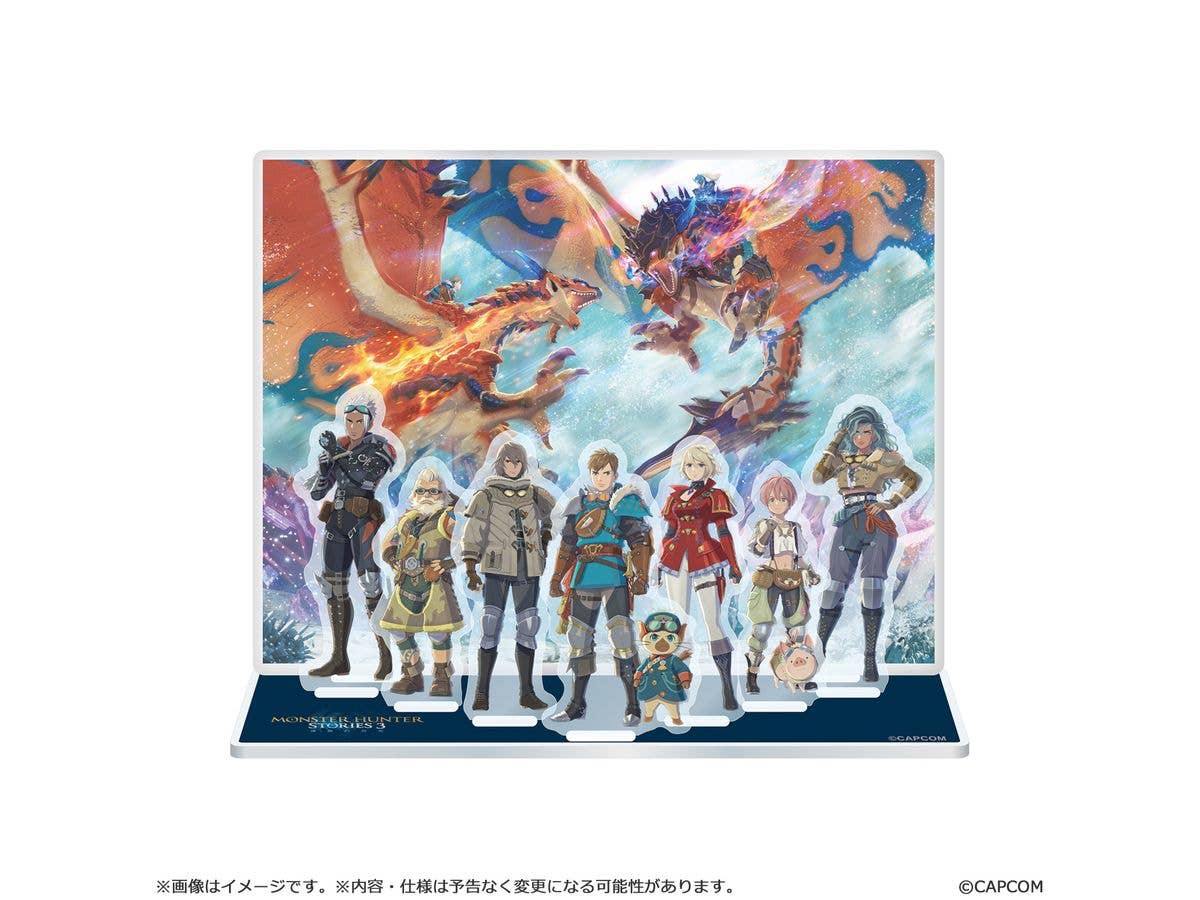 Monster Hunter Stories 3: Twin Dragons Of Destiny Diorama Acrylic Stand