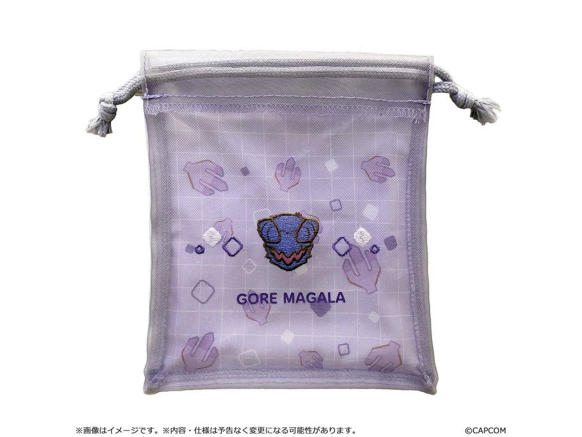 Monster Hunter Mondefo Mesh Drawstring Pouch Gore Magara