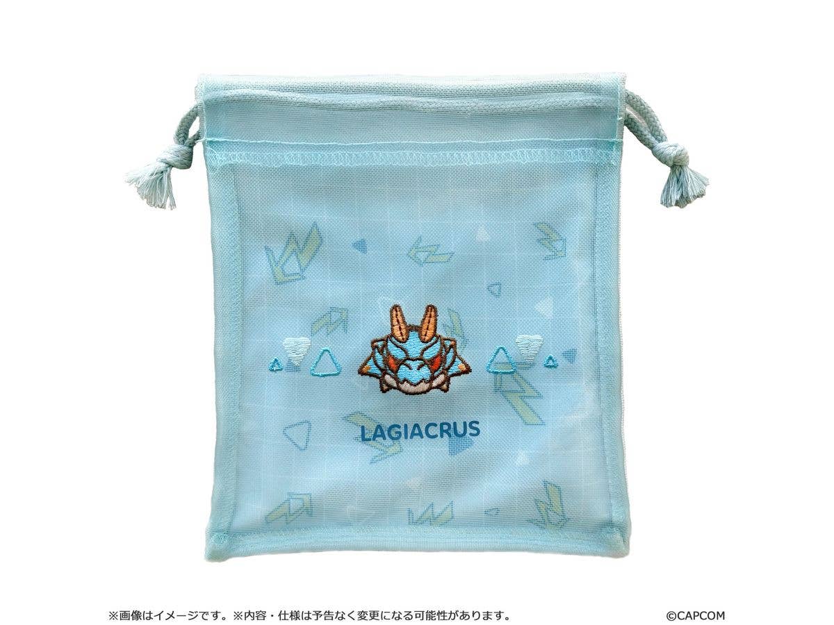 Monster Hunter Mondefo Mesh Drawstring Pouch Lagiacrus