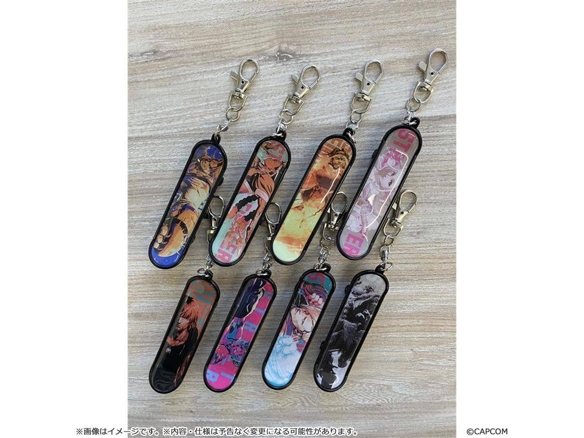 Street Fighter 6 Finger Skateboard Keychain Collection Vol.1 1Box 8pcs