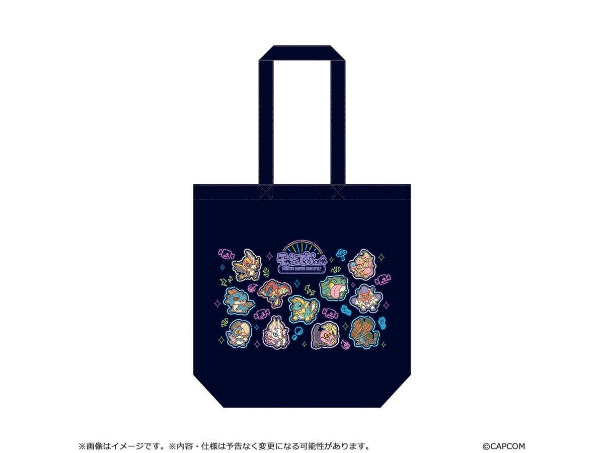 Monster Hunter Mondefo Tote Bag Neon Theme