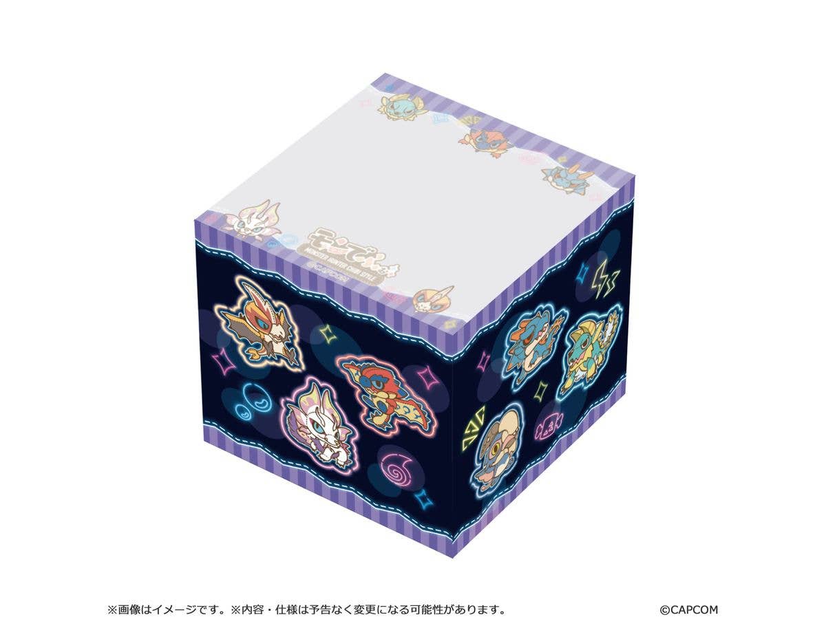 Monster Hunter Mondefo Block Memo Neon Theme