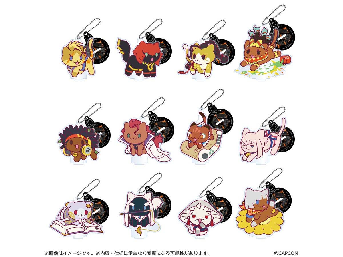 Street Fighter 6 NECO! Acrylic Stand Keychain Collection 1 Box (12pcs)