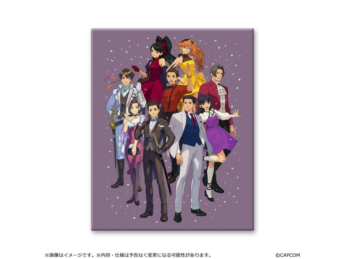 Ace Attorney 25th Anniversary: Main Visual Character Fine Board