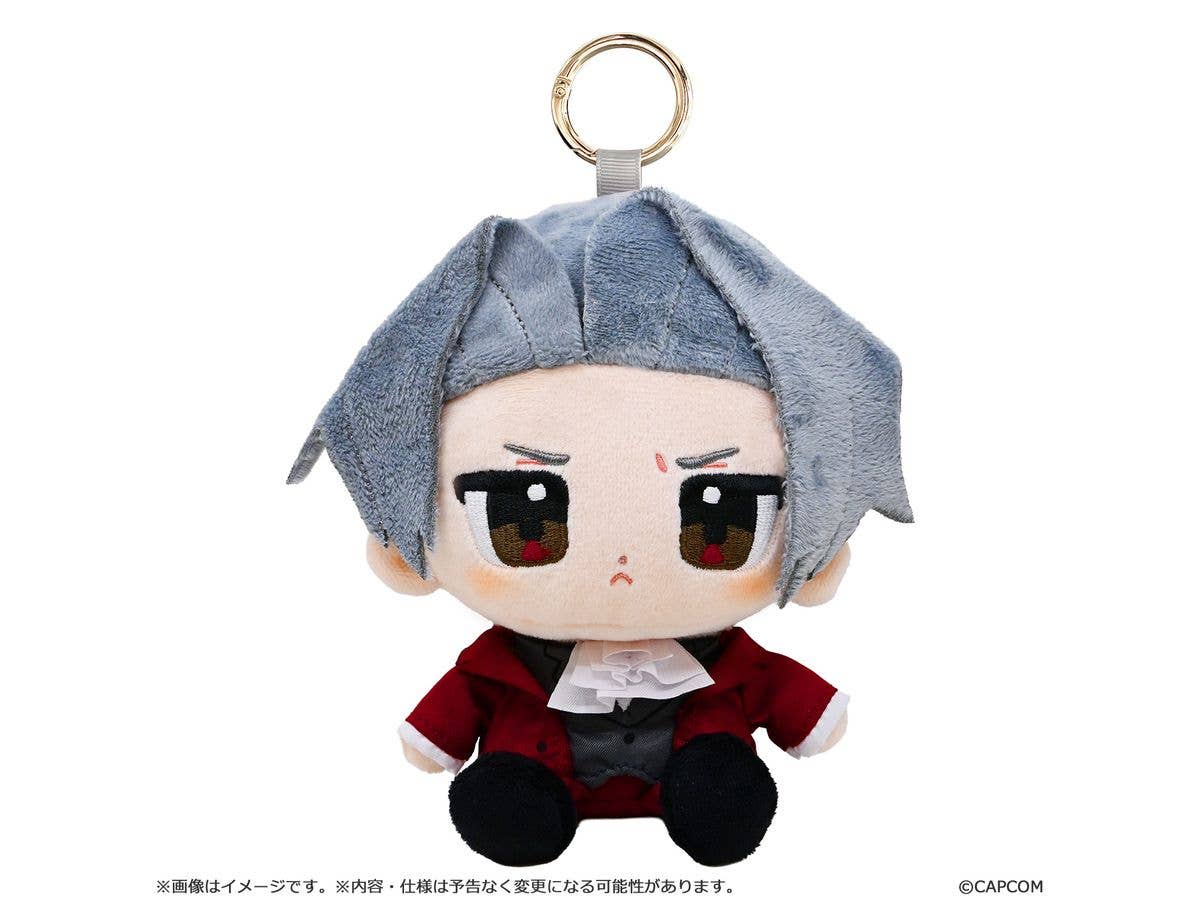 Ace Attorney: Chibi Cap Carabiner Plush Toy - Miles Edgeworth (Ace Attorney)