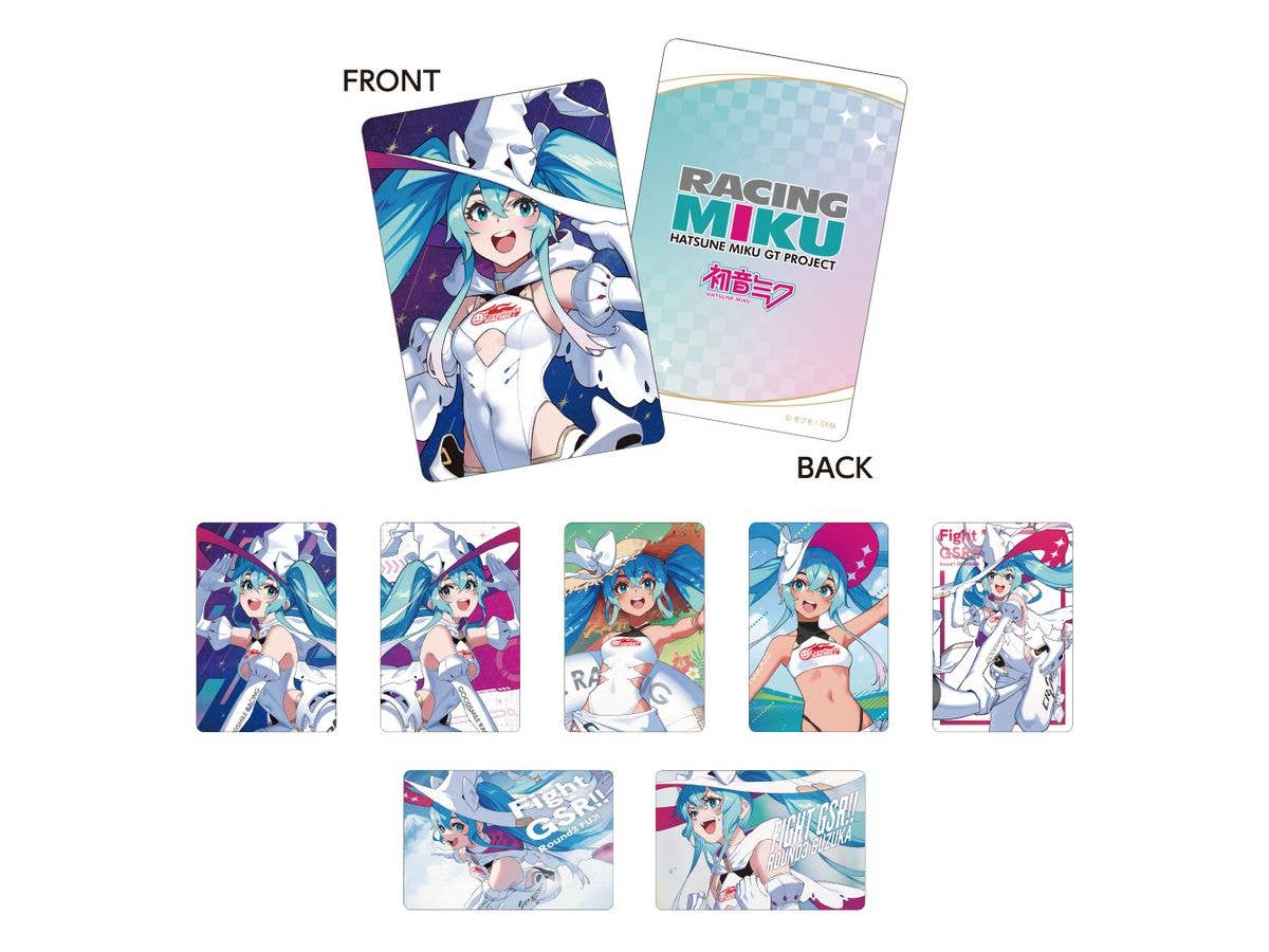 Hatsune Miku Gt Project: Racing Miku 2024Ver. Trading Metallic Card 1Box 8Pcs