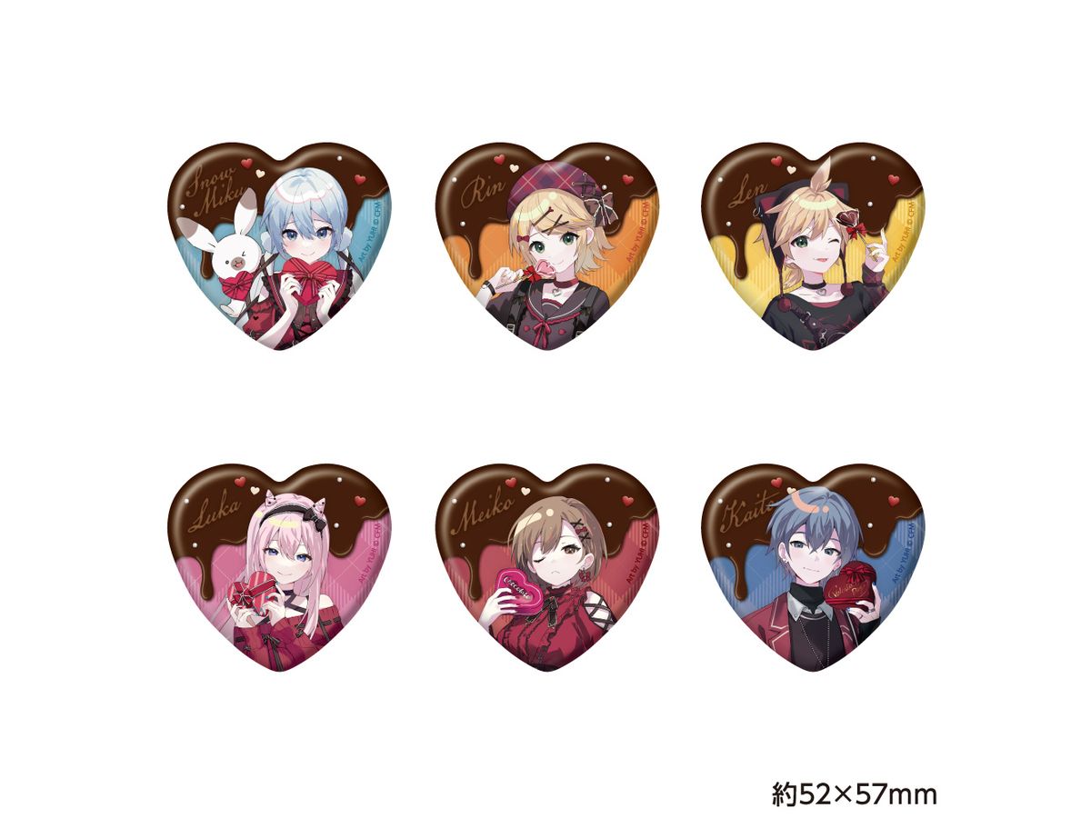 Snow Miku X Don Quijote: Trading Sparkling Heart Badges 1Box 6Pcs