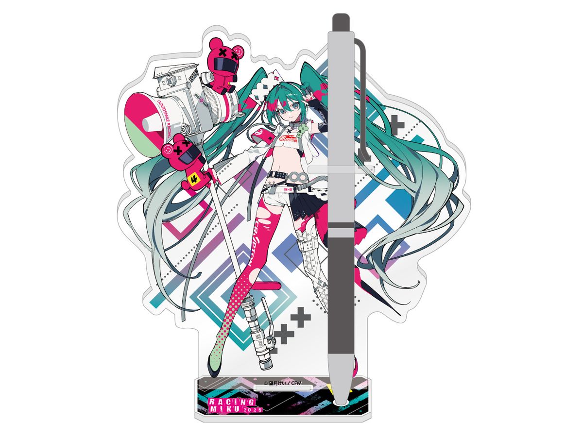 Hatsune Miku Gt Project: Racing Miku 2025Ver. Acrylic Pendant Stand