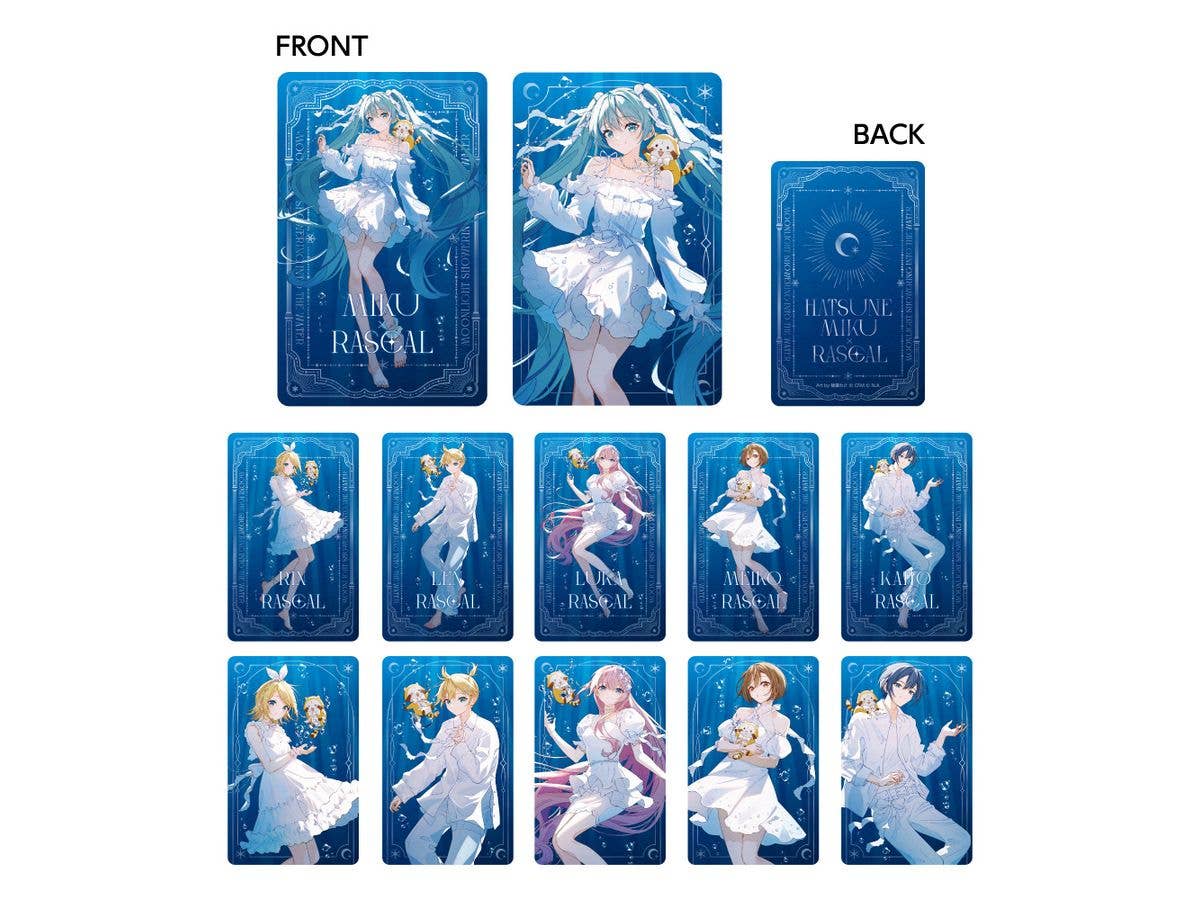 Hatsune Miku X Rascal 2025: Sparkling Card Collection 1Box 12Pcs