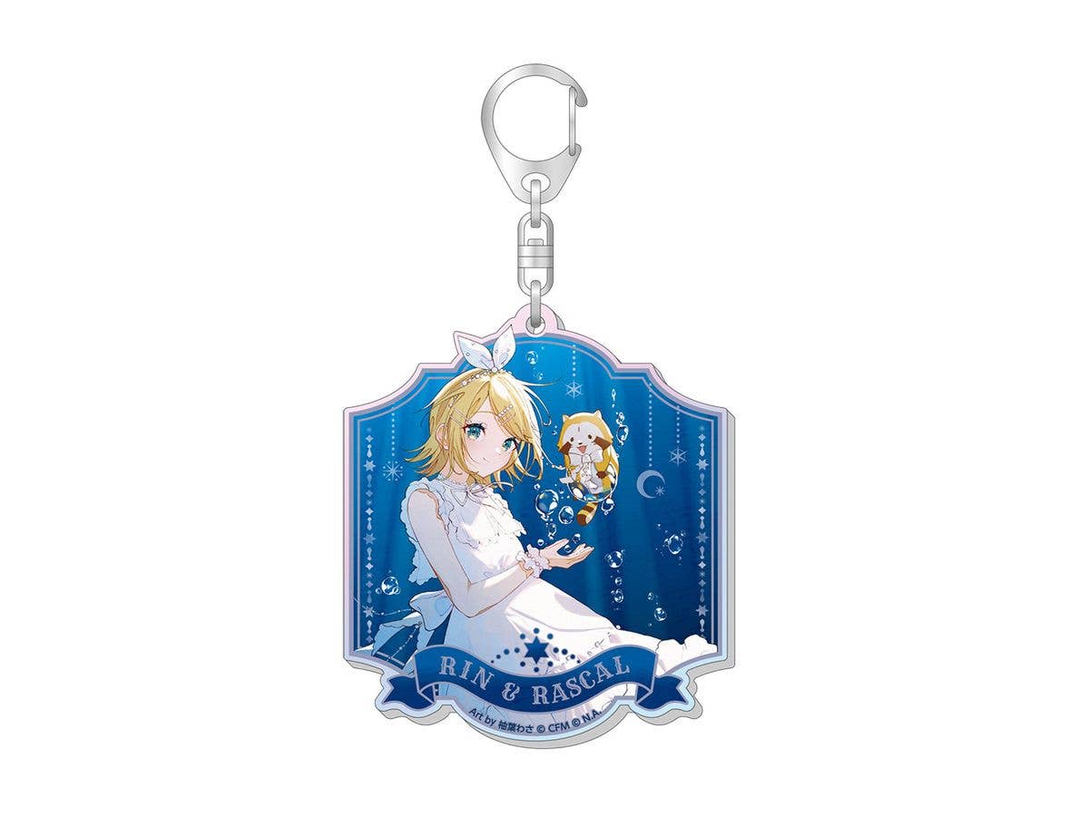 Hatsune Miku X Rascal 2025: Aurora Acrylic Keychain / Kagamine Rin