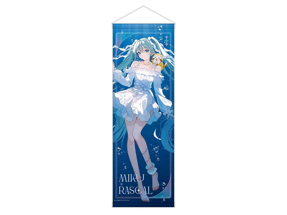 Hatsune Miku X Rascal 2025: B2 Half Tapestry / Hatsune Miku