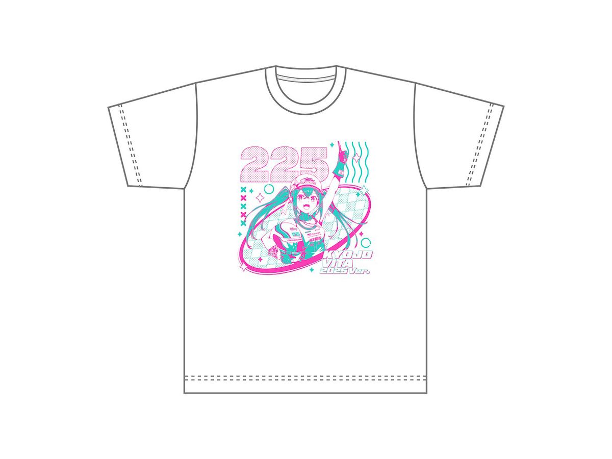 Hatsune Miku Gt Project Racing Miku KYOJO VITA 2025 Ver. T-Shirt (Xl Size)