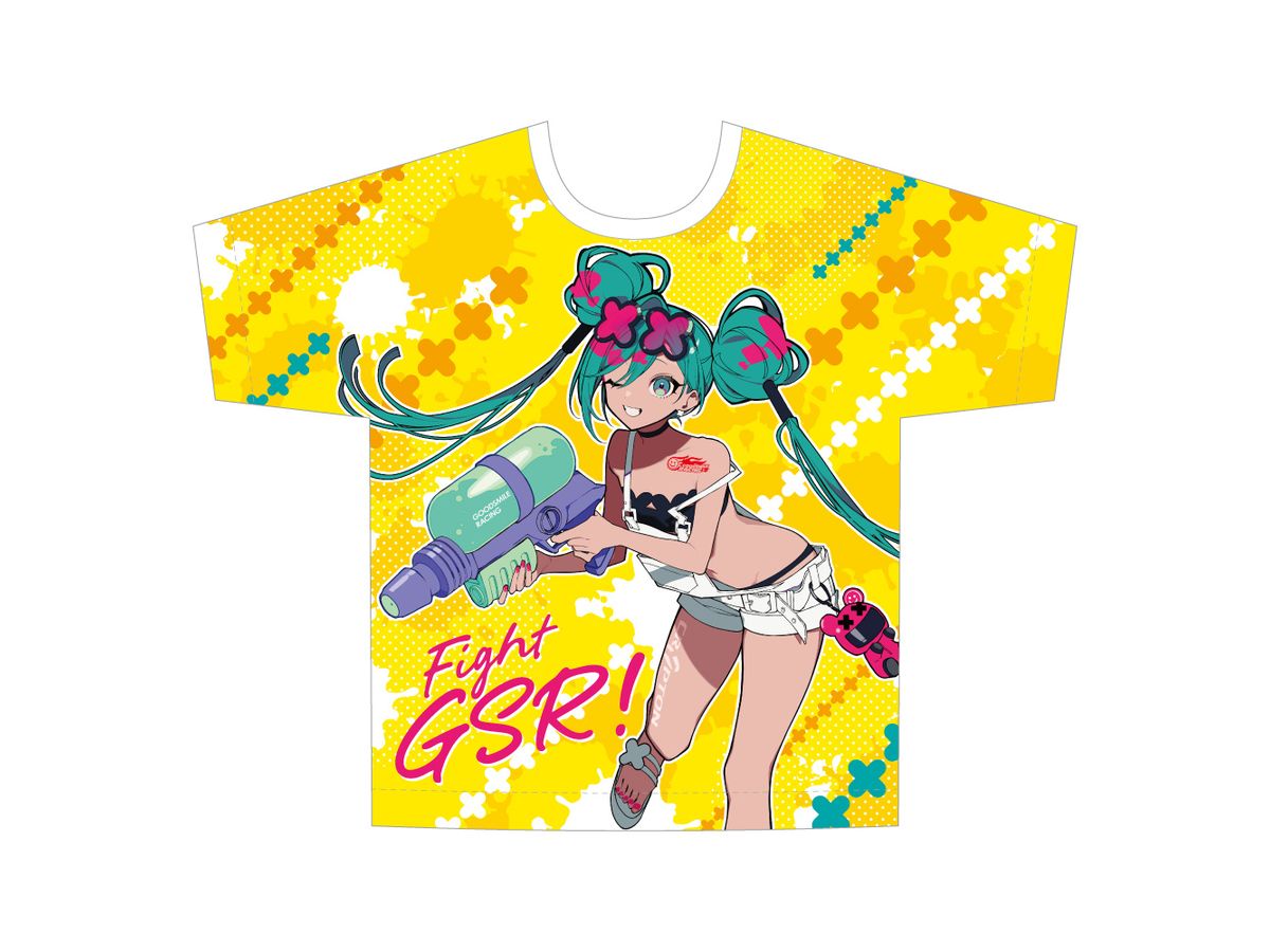 Hatsune Miku Gt Project Racing Miku 2025Ver. Full Graphic T-Shirt (Xl Size)