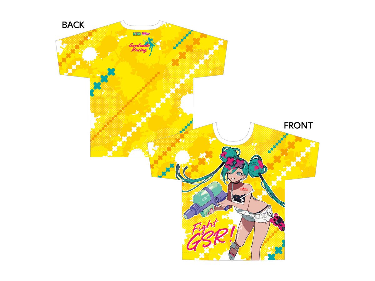 Hatsune Miku Gt Project Racing Miku 2025Ver. Full Graphic T-Shirt (Xl Size)