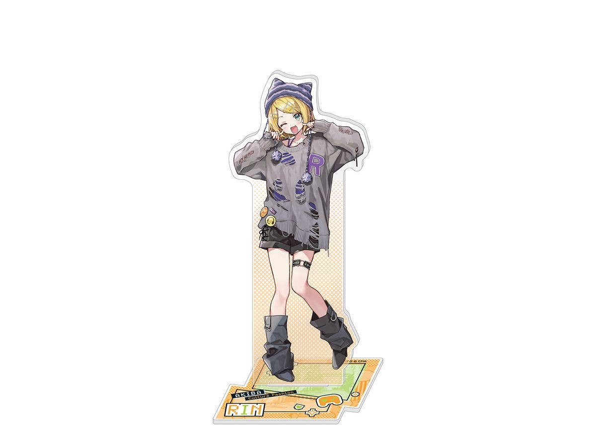 Hatsune Miku: Acrylic Stand Akiba Culture Fashion / Kagamine Rin