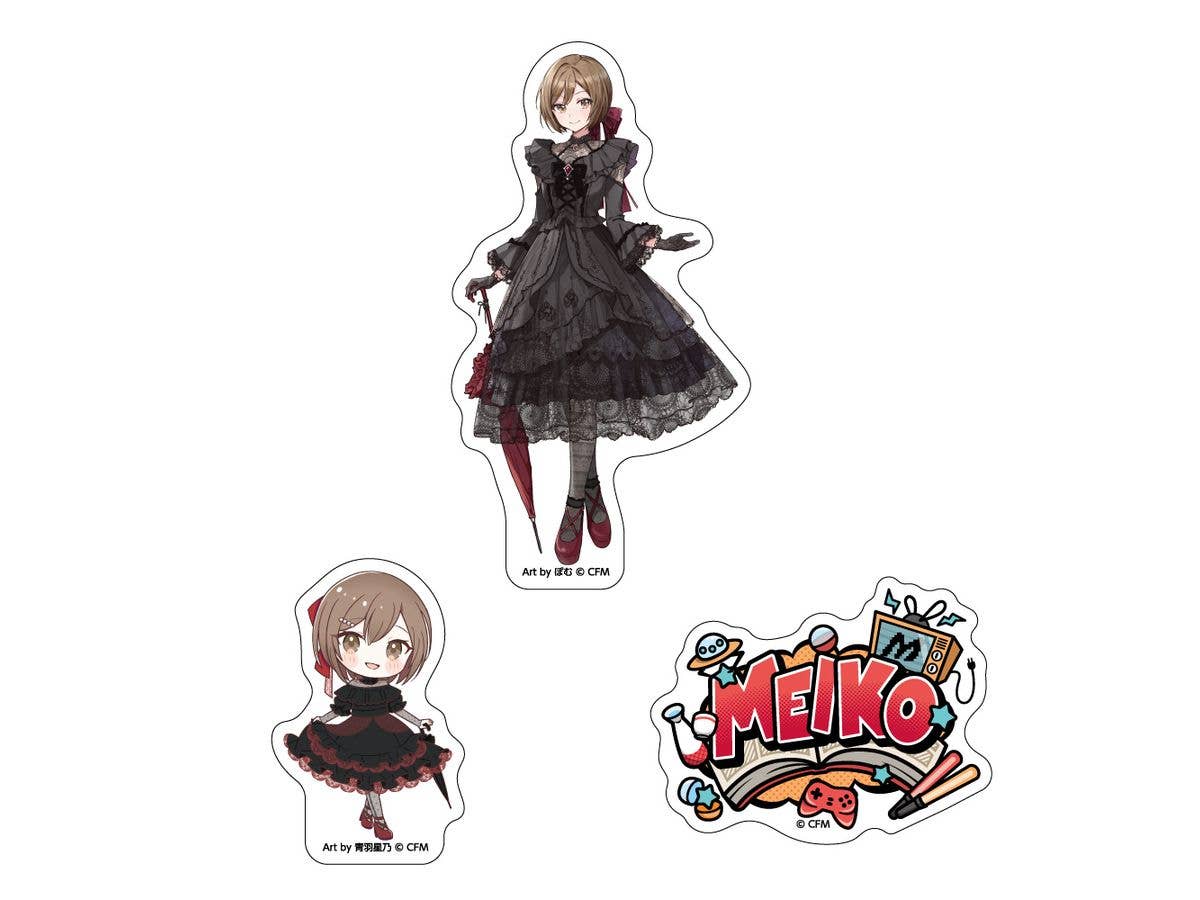 Hatsune Miku: Set Of 3 Stickers Akiba Culture Fashion / Meiko