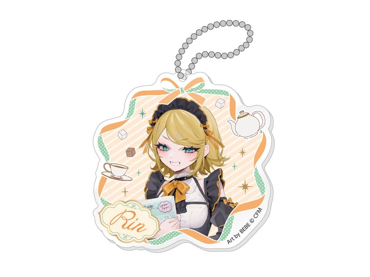 Hatsune Miku Akihabara Festival 2025: Acrylic Key Holder Concept Cafe Ver. / Kagamine Rin