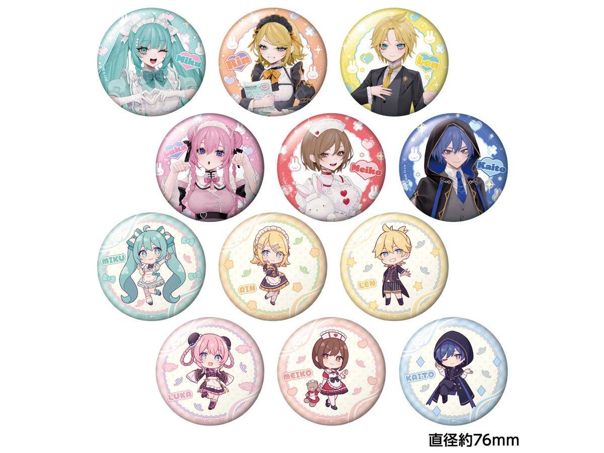 Hatsune Miku Akihabara Festival 2025: Trading Large Hologram Tin Badge Concept Cafe Ver. 1Box 12pcs