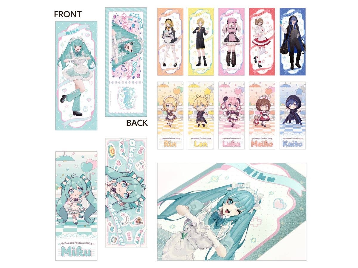 Hatsune Miku Akihabara Festival 2025: Trading Laser Ticket Concept Cafe Ver. 1Box 12pcs