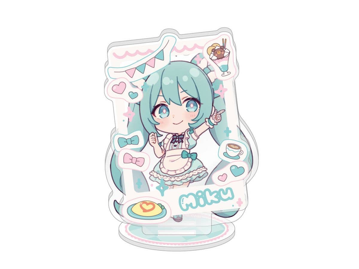 Hatsune Miku Akihabara Festival 2025: Mini Character Acrylic Diorama Concept Cafe Ver. / Hatsune Miku