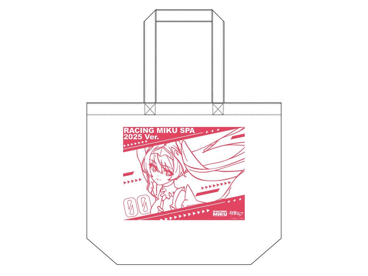 Hatsune Miku Gt Project: Racing Ver. Spa 2025 Support Ver. Tote Bag